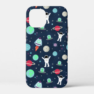 宇宙パターンイラスト iPhone 12 MINI ケース