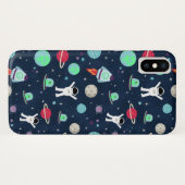 宇宙パターンイラスト Case-Mate iPhoneケース (裏面(横))
