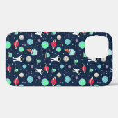 宇宙パターンイラスト Case-Mate iPhoneケース (裏面 (横))