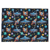 宇宙パターン抱き枕 ラージペーパーバッグ (裏面)
