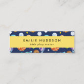 宇宙パターン、キッズセ遊ン、アクティビティセンター スキニー名刺 (正面)