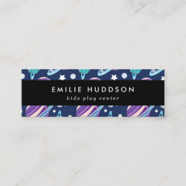 宇宙パターン、キッズセ遊ン、アクティビティセンター スキニー名刺