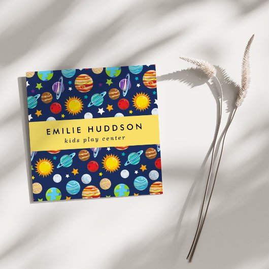 宇宙パターン、キッズセ遊ン、アクティビティセンター スクエア名刺