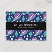宇宙パターン、キッズセ遊ン、アクティビティセンター 名刺 (正面)