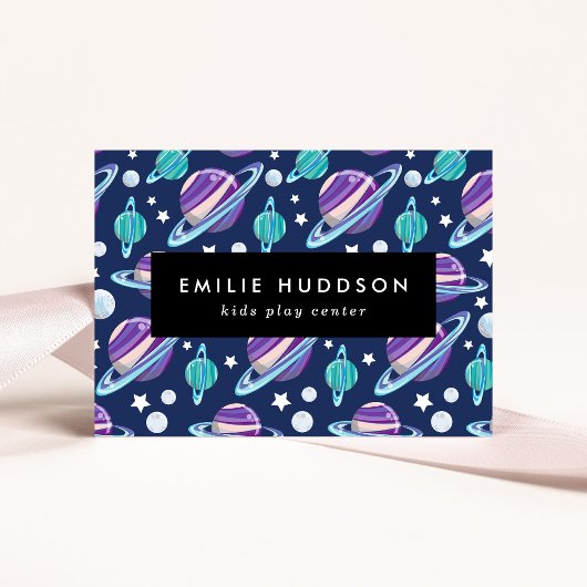宇宙パターン、キッズセ遊ン、アクティビティセンター 名刺