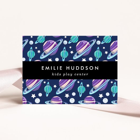 宇宙パターン、キッズセ遊ン、アクティビティセンター 名刺