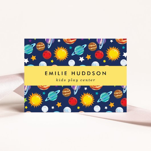 宇宙パターン、キッズセ遊ン、アクティビティセンター 名刺