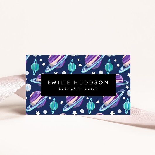 宇宙パターン、キッズセ遊ン、アクティビティセンター 名刺