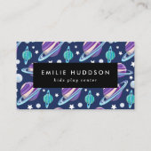 宇宙パターン、キッズセ遊ン、アクティビティセンター 名刺 (正面)
