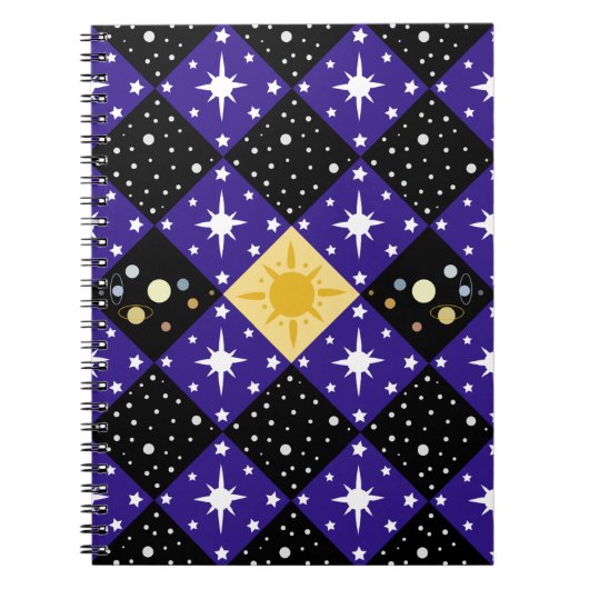 宇宙パターン ノートブック (正面)