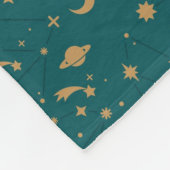 宇宙パターン フリースブランケット (角)