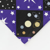 宇宙パターン フリースブランケット (角)