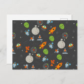 宇宙パターン ポストカード (正面/裏面)