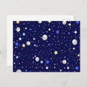 宇宙パターン ポストカード (正面/裏面)