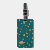 宇宙パターン ラゲッジタグ (正面縦)