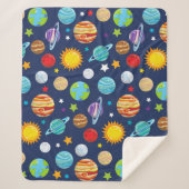 宇宙パターン,惑星,星,コスモス,銀河系 シェルパブランケット (正面)