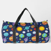 宇宙パターン，惑星，星，コスモス，銀河系 ダッフルバッグ (裏面)
