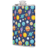 宇宙パターン，惑星，星，コスモス，銀河系 フラスク (左)