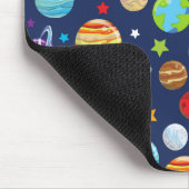 宇宙パターン，惑星，星，コスモス，銀河系 マウスパッド (コーナー)
