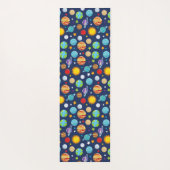 宇宙パターン,惑星,星,コスモス,銀河系 ヨガマット (裏面)