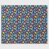 宇宙パターン,惑星,星,コスモス,銀河系 ラッピングペーパー (フラット)