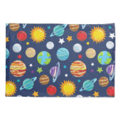 宇宙パターン,惑星,星,コスモス,銀河系 枕カバー (裏面)