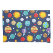 宇宙パターン,惑星,星,コスモス,銀河系 枕カバー (正面)