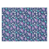 宇宙パターン、惑星、星、銀河系、コスモス テーブルクロス (正面(横))