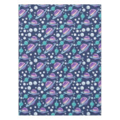 宇宙パターン、惑星、星、銀河系、コスモス テーブルクロス (正面)