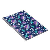 宇宙パターン、惑星、星、銀河系、コスモス ノートブック (右側)