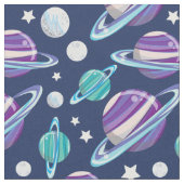 宇宙パターン、惑星、星、銀河系、コスモス ファブリック (クローズアップ)