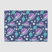 宇宙パターン、惑星、星、銀河系、コスモス 薄葉紙 (正面)