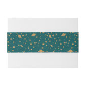 宇宙パターン 招待状ベリーバンド (裏面例)