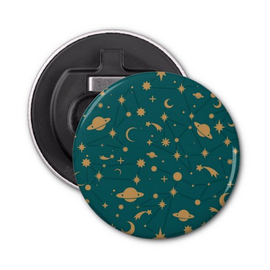 宇宙パターン 栓抜き (正面)