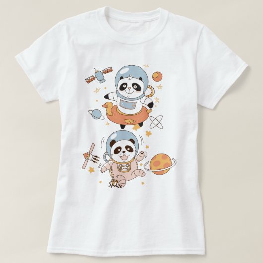 宇宙パンドラ(PANDAS)Tシャツ Tシャツ (デザイン正面)