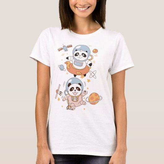 宇宙パンドラ(PANDAS)Tシャツ Tシャツ (正面)