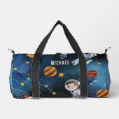 宇宙パーソナライズされたシャトルと宇宙飛行士 ダッフルバッグ (正面)