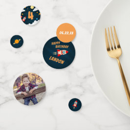 宇宙パーソナライズされたテーマ誕生会 コンフェッティ