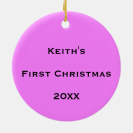 宇宙パーソナライズされたバブル流 セラミックオーナメント