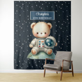 宇宙パーソナライズされたベアウォールデコールforボーイズ タペストリー (インサイチュ)
