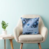 宇宙パーソナライズされたロケット(星と惑星) クッション (椅子)