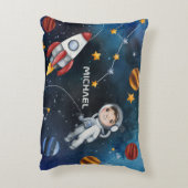 宇宙パーソナライズされた宇宙飛行士シャトル アクセントクッション (裏面(縦))