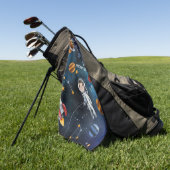 宇宙パーソナライズされた宇宙飛行士シャトル ゴルフタオル (グリーン)