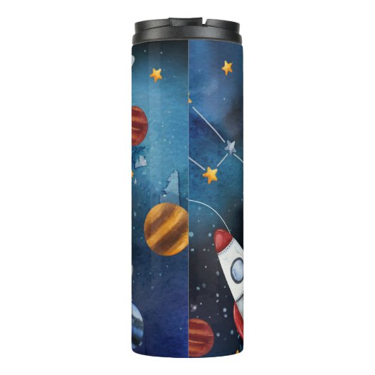 宇宙パーソナライズされた宇宙飛行士シャトル タンブラー (裏面)