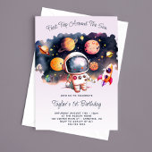 宇宙パーティーファーストのまわりにトリップザサン 招待状