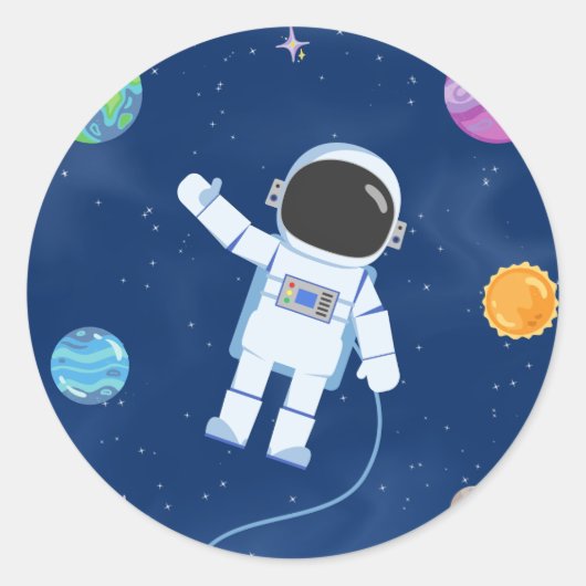 宇宙パーティー収集！ ラウンドシール (正面)