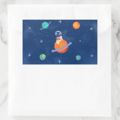 宇宙パーティー収集！ 長方形シール (バッグ)