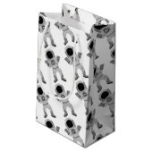 宇宙パーティー宇宙飛行士，誕生日 スモールペーパーバッグ (裏面アングル)