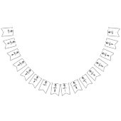 宇宙パーティー宇宙飛行士，誕生日 バンティングフラッグ (全)