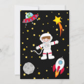 宇宙パーティー誕生日感謝カード サンキューカード (裏面)